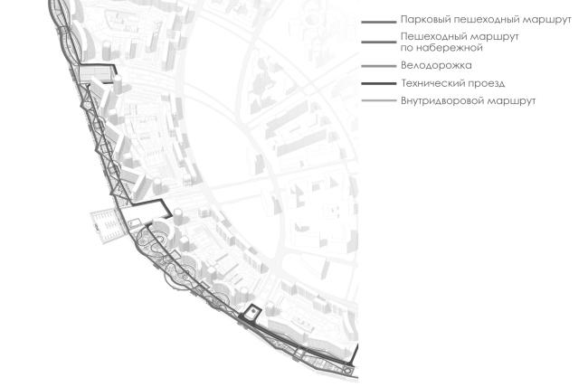 涅瓦湾填海区域步行区及公共空间美化概念方案丨俄罗斯圣彼得堡丨Studio 44（工作室44）等-42