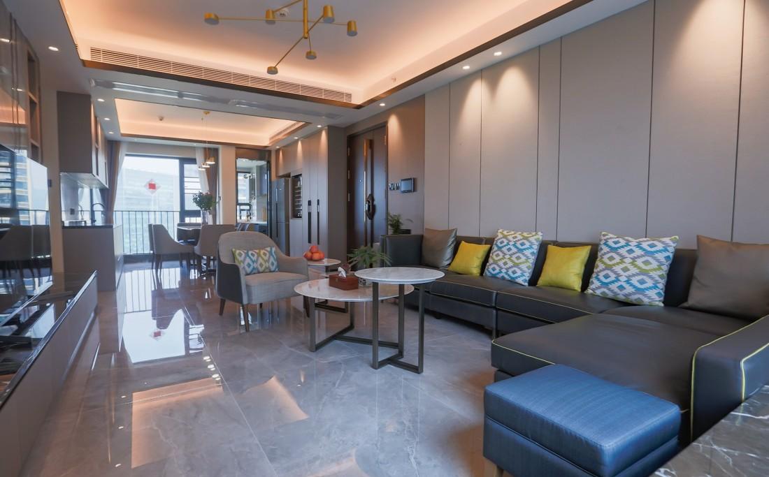 轻奢三居,心花上的舒适生活-6