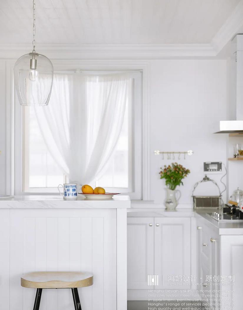 法式复古风与美式乡村风的完美融合丨鸿鹄设计-22