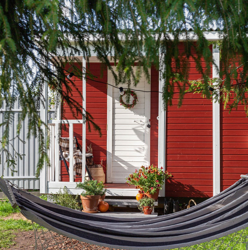俄国瑞典风小屋 | 迷你而温馨的乡村度假屋-1
