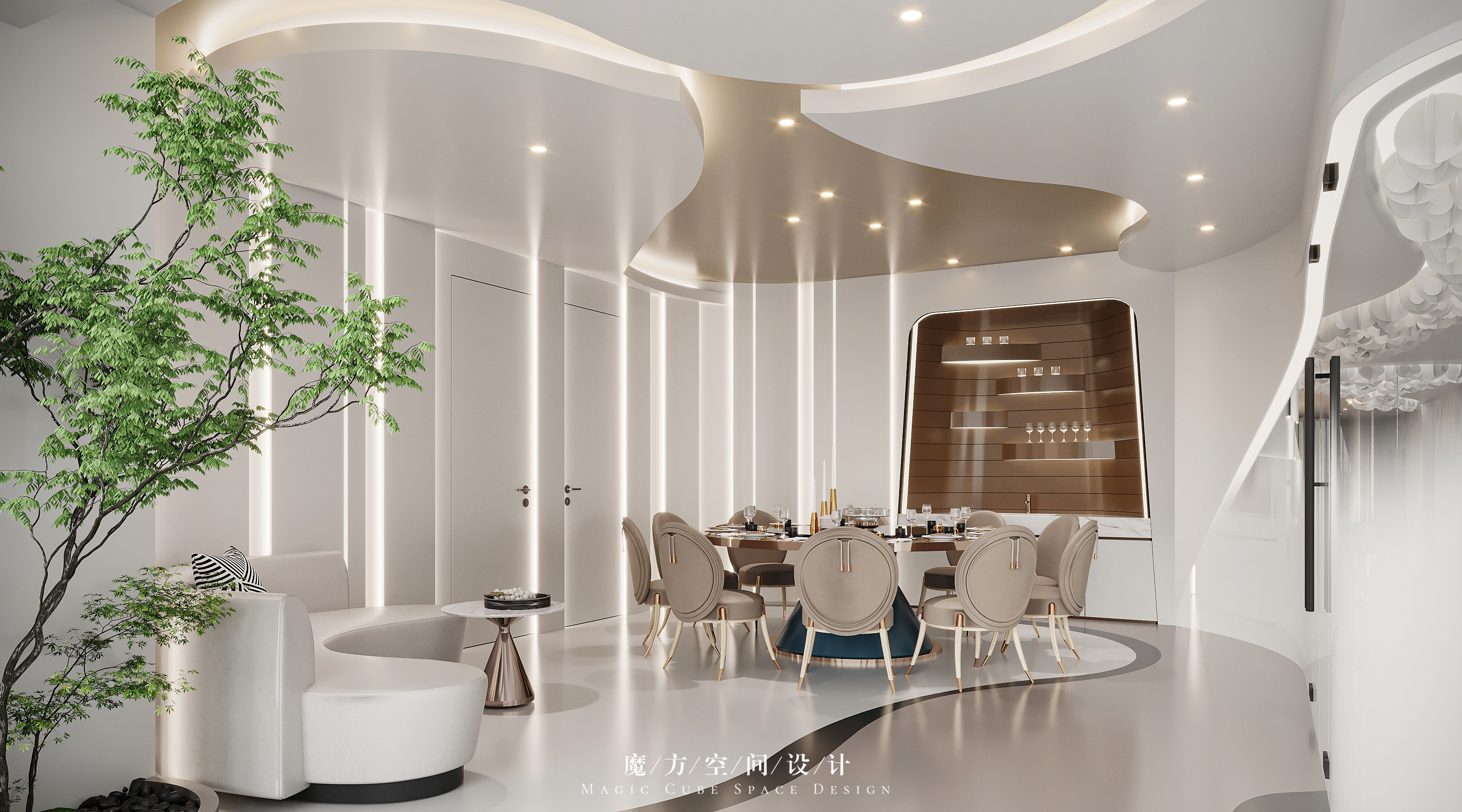 西安•曲江文创中心办公室商业空间设计项目丨中国西安丨魔方空间设计-25