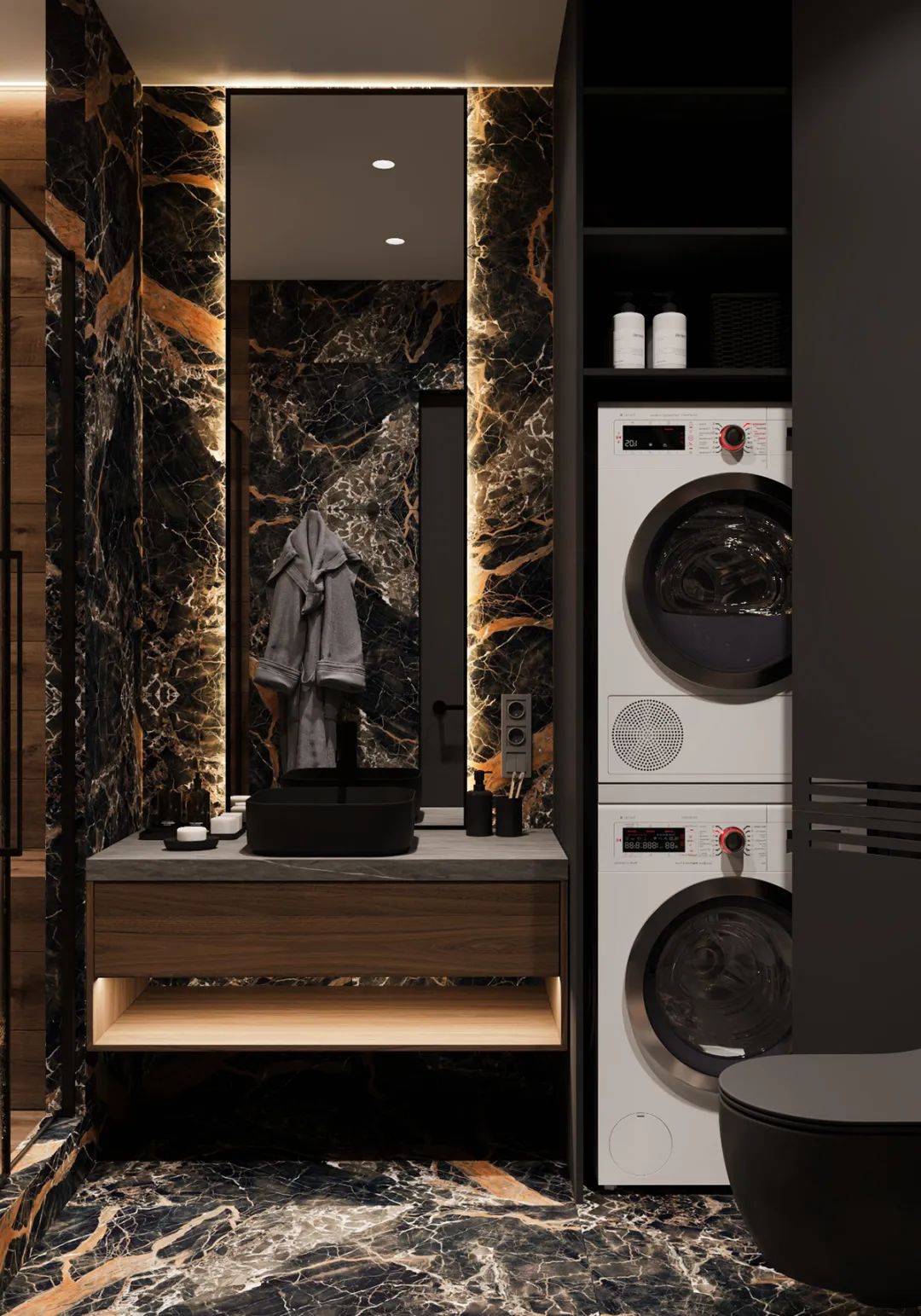 现代简约轻奢住宅丨BODES Studio-42