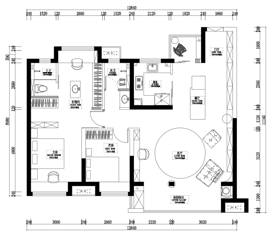 山境空间新案|实景案例分享——现代原木风的治愈系空间-114