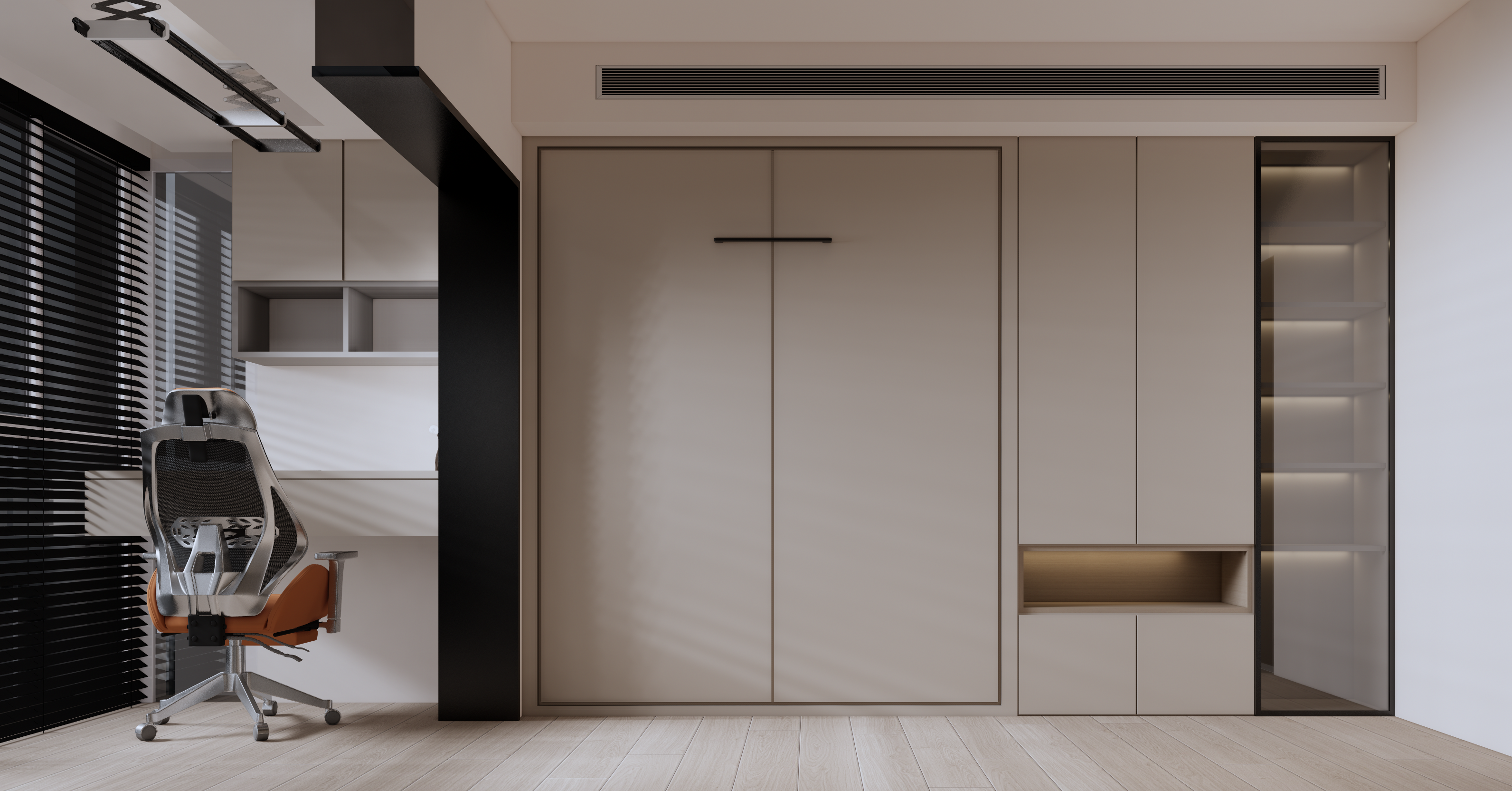 青岛金色慧谷私宅简约风效果设计-12