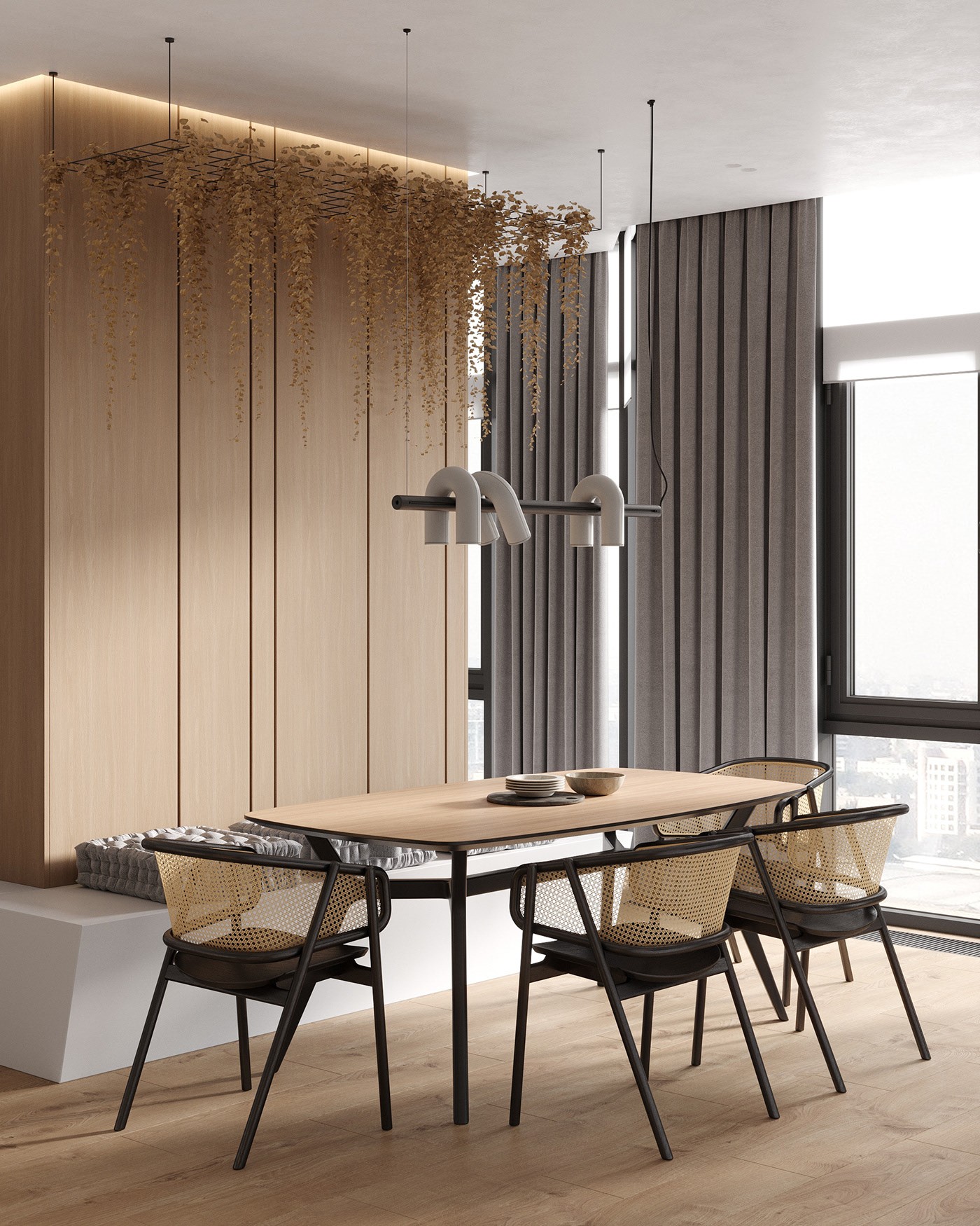 原木+高级灰住宅设计-4