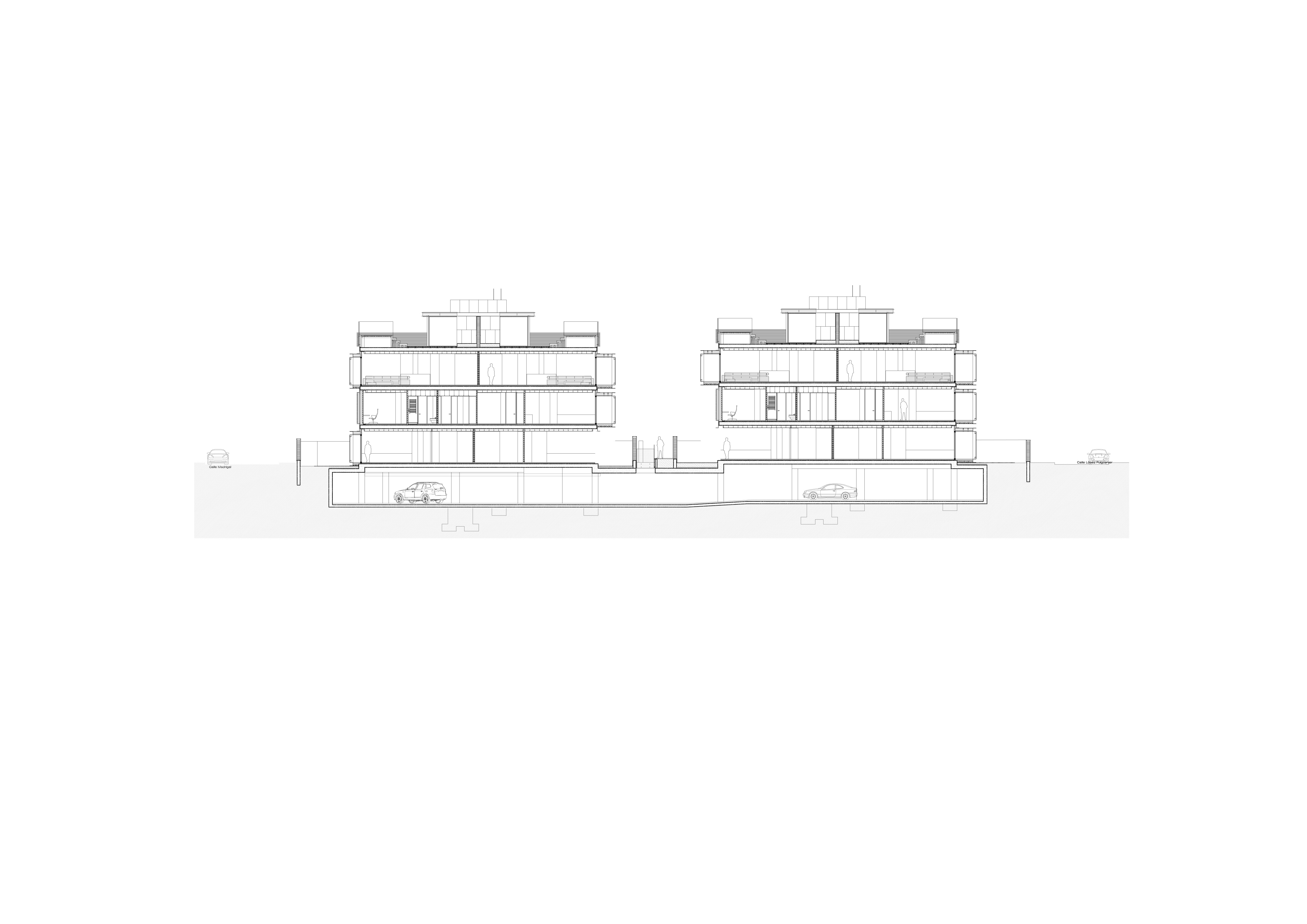 Madrigal 16 住宅综合体丨西班牙马德里丨BuesoInchausti & Rein Arquitectos-45