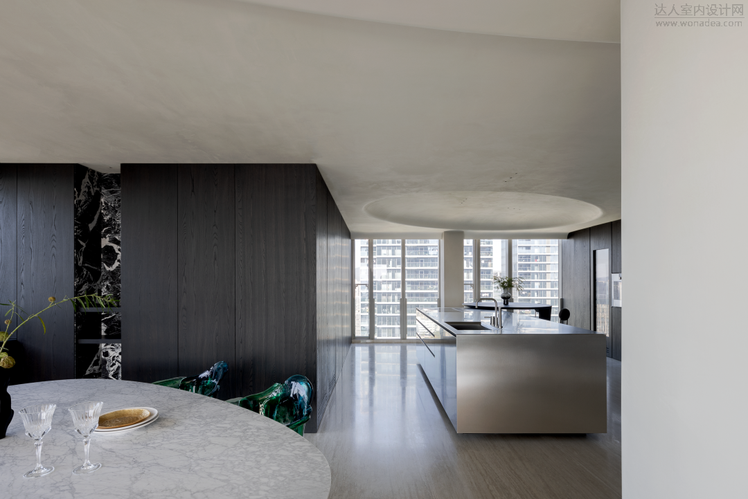 无锡蠡湖香樟园 243㎡住宅丨中国无锡丨介间建筑设计-15