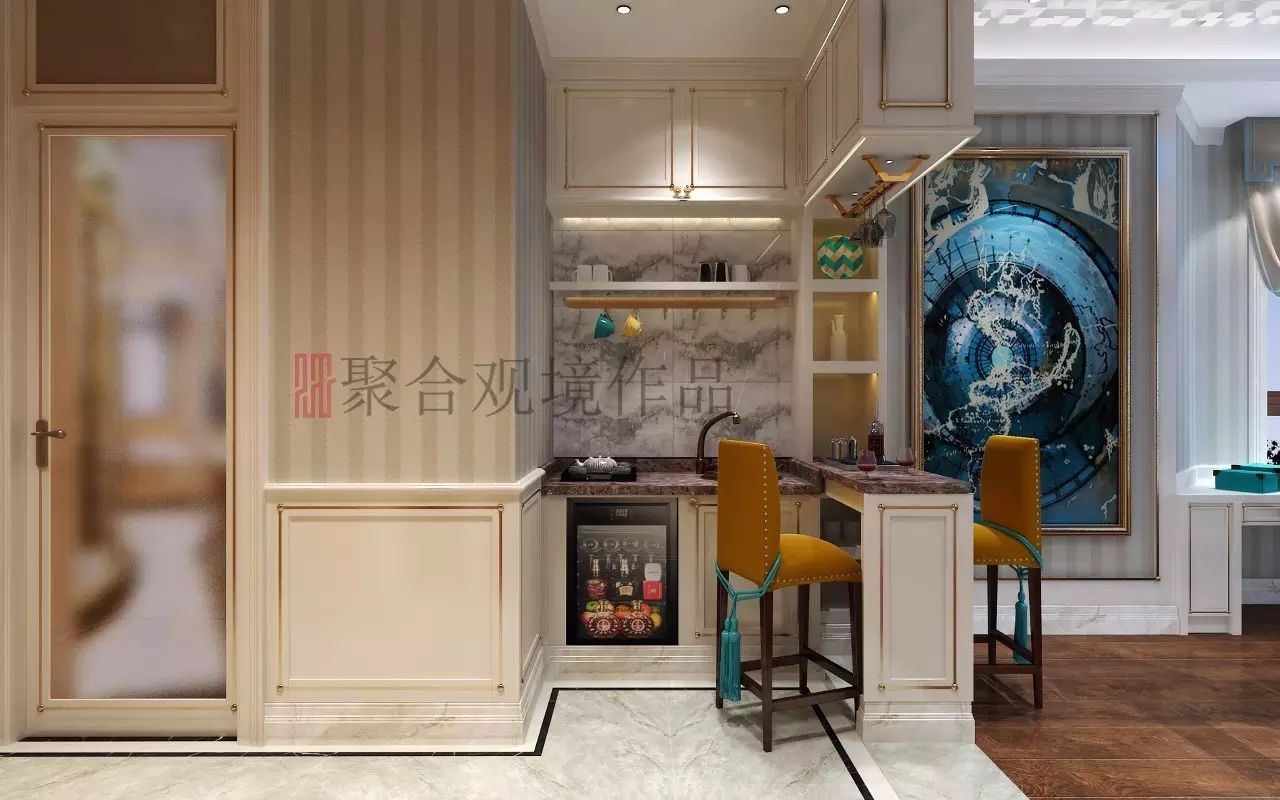 星河盛世优雅欧中式空间设计-15