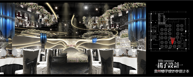 曼舞霓裳（贵阳鸿福盛宴步步高厅改造设计）丨中国贵阳丨贵州杨子环境艺术设计有限公司-24