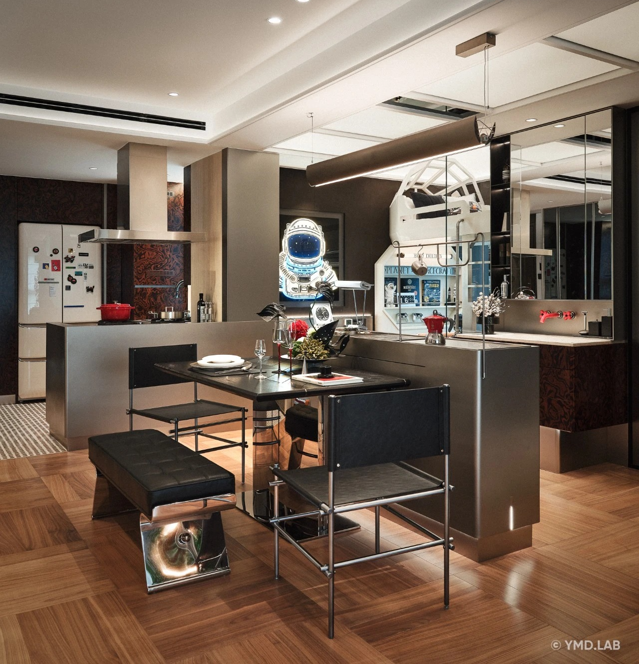 深圳山樾湾70B&70C户型样板间丨中国深圳丨岳蒙设计-105