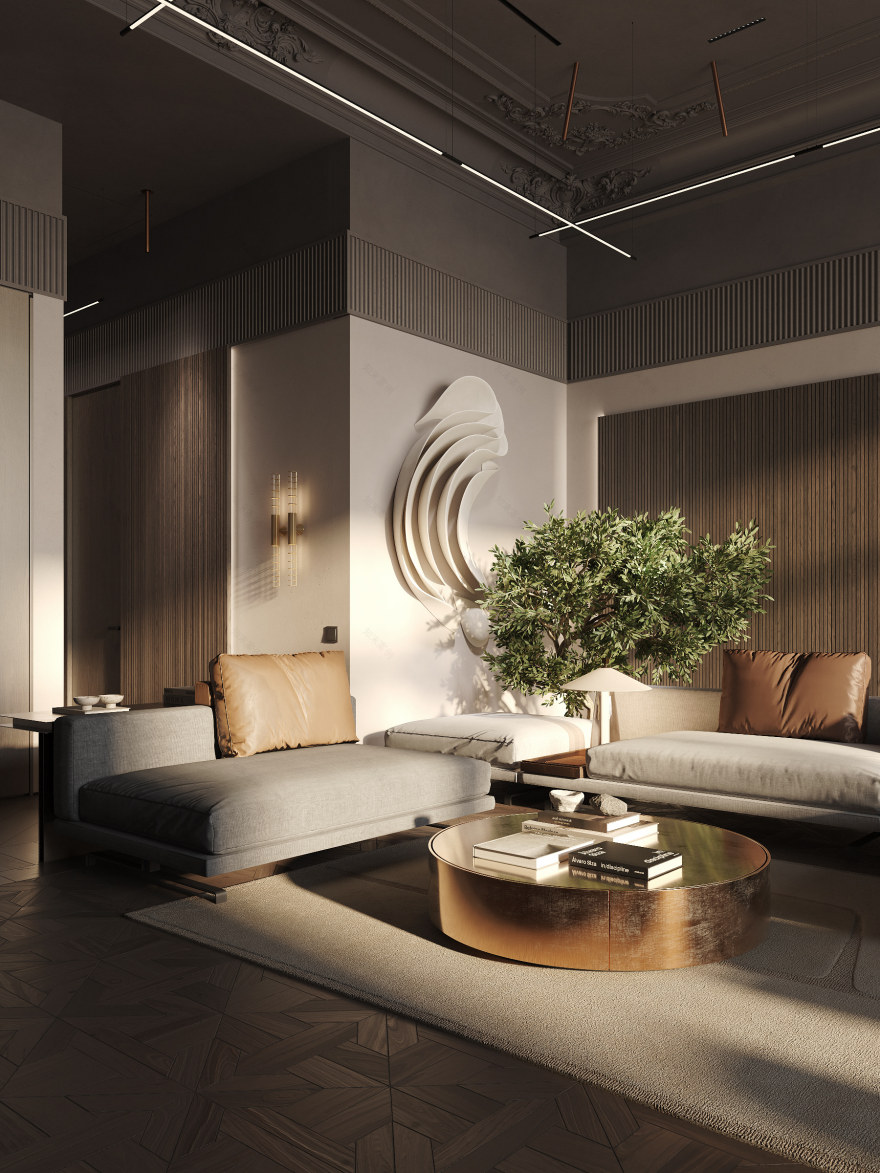 长角公寓丨俄罗斯莫斯科丨Anastasia Struchkova等-8