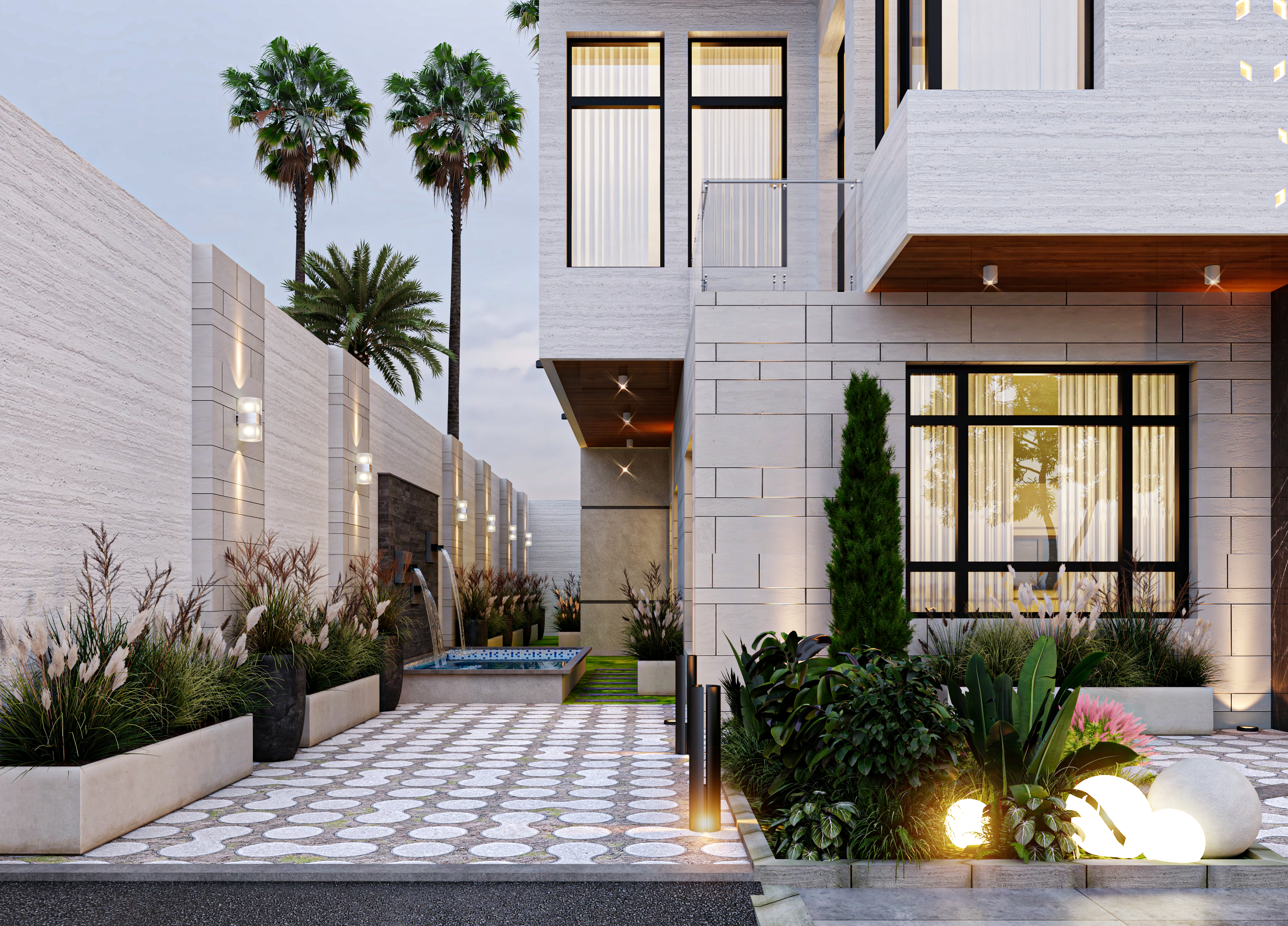 Villa Facade l KSA（沙特阿拉伯别墅外立面）-8