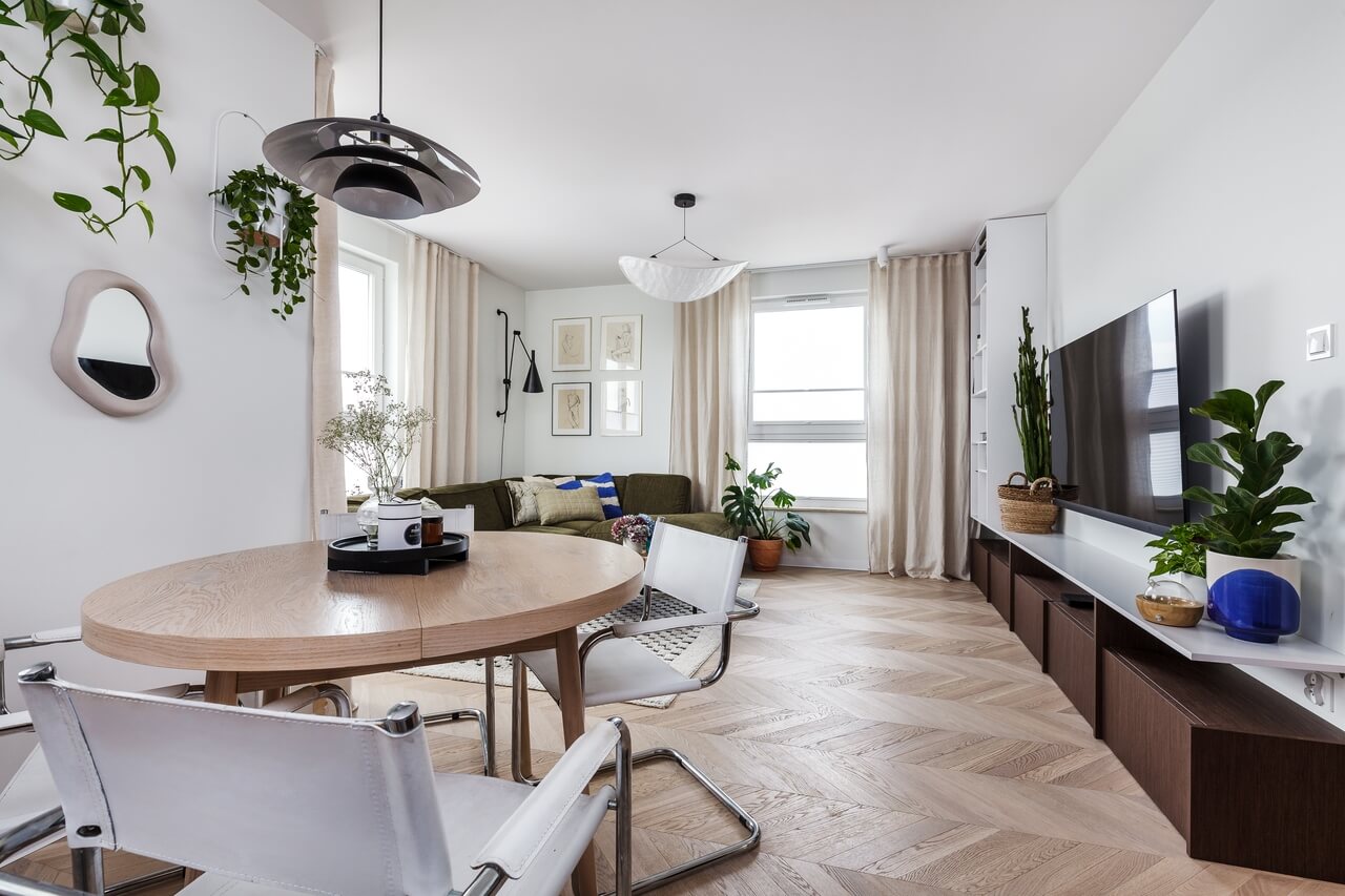 格但斯克58平室内设计师住宅丨波兰格但斯克丨Aneta Pogorzelska – MOZAYKA-3