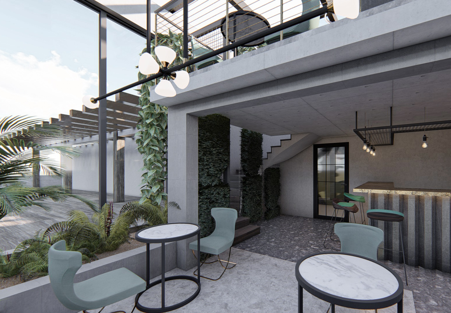 Winter garden in the hotel complex Lviv-7