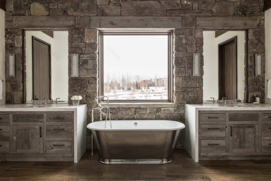 Mountain modern luxury home inspired by gorgeous Wyoming landscape-14