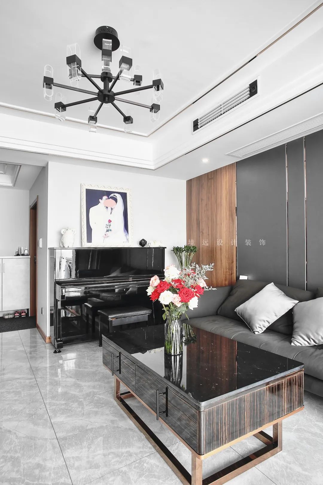 境远装饰 | 105㎡现代低奢灰度空间设计-29