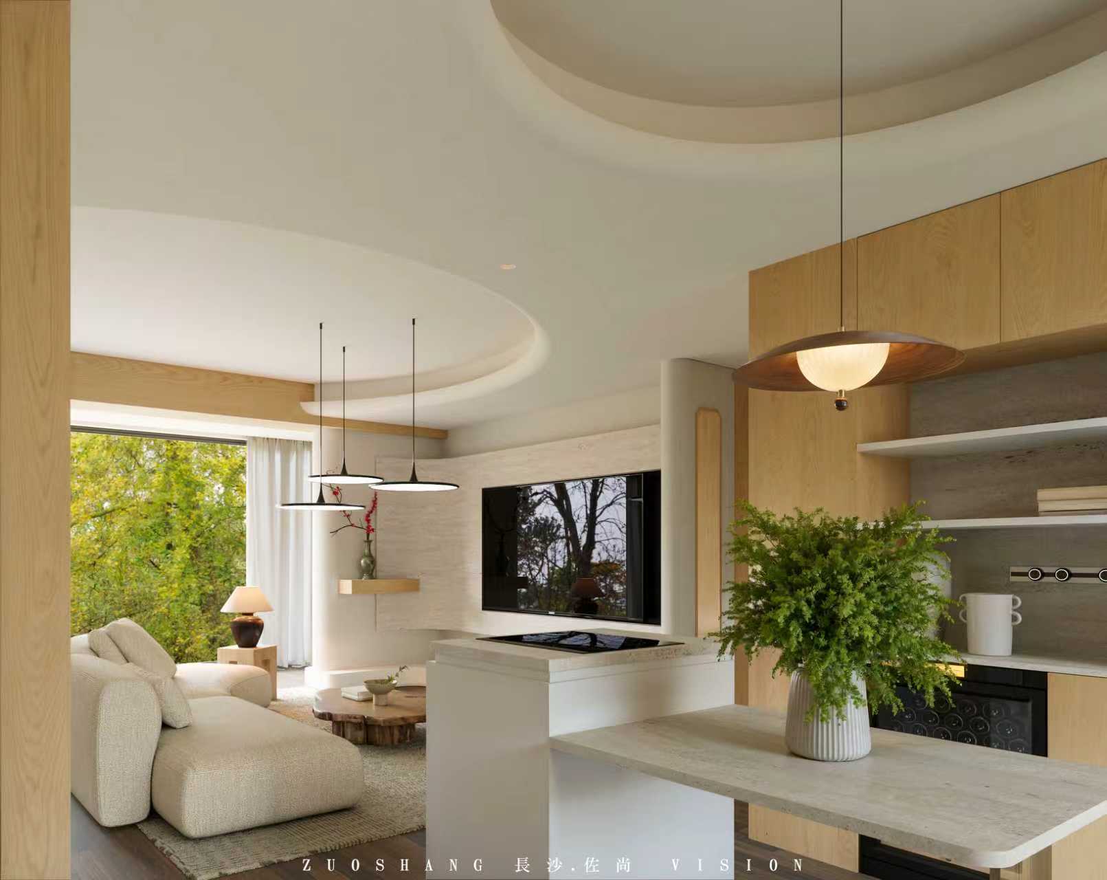 别墅原木风丨长沙佐尚视觉-13