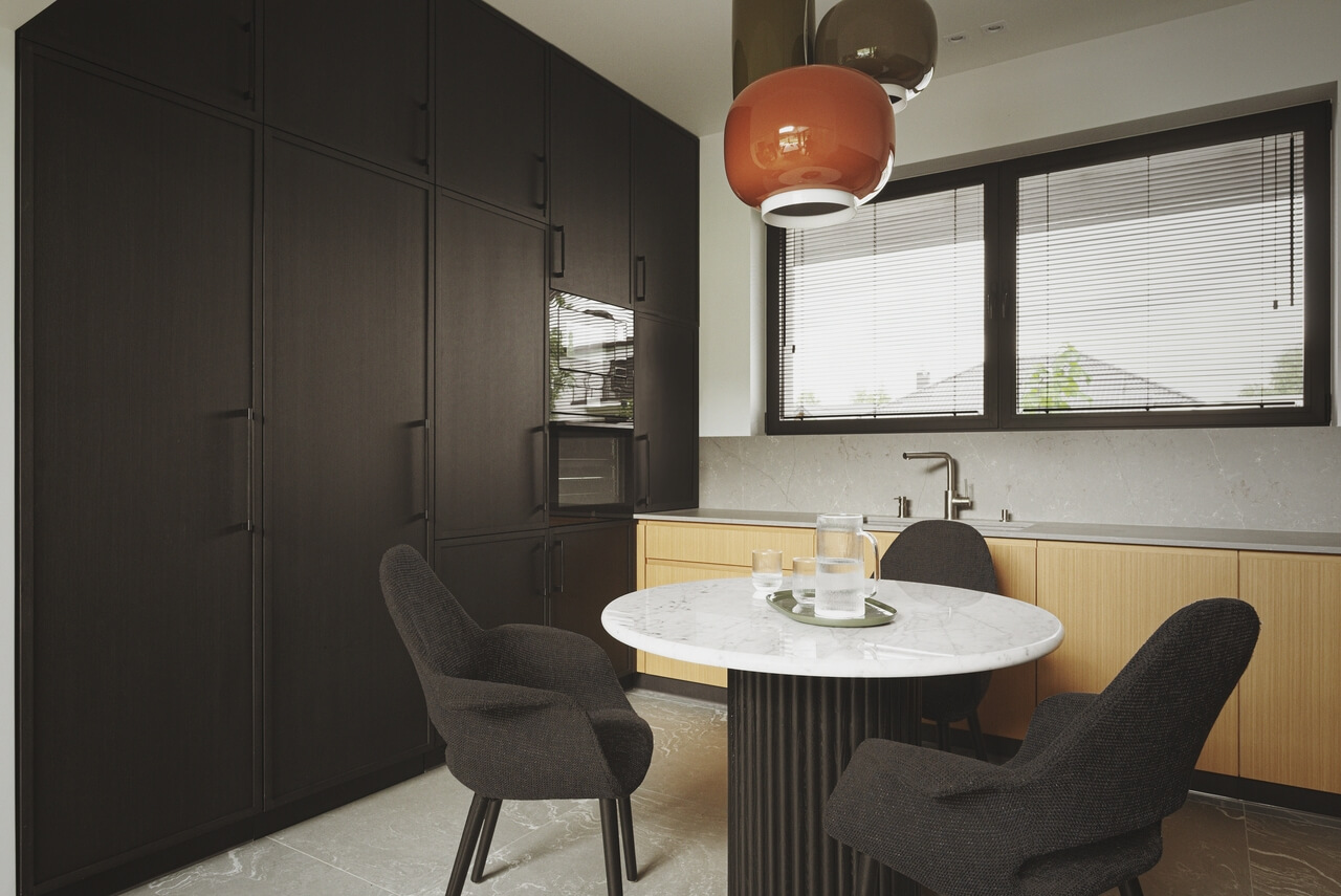 220-metrowe wnętrze domu pod Łodzią - połączenie natury i designu - PLN Design-5