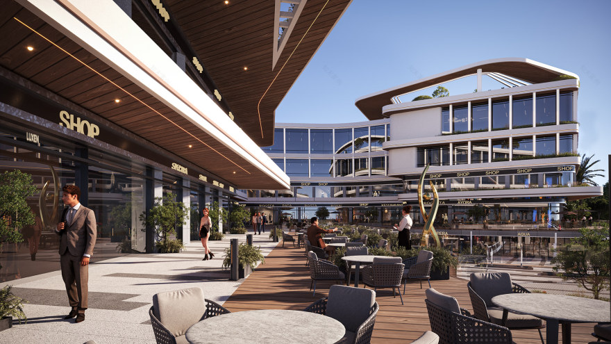 新开罗三枢纽购物中心丨EgyptCairo丨Qawafil Developments-11