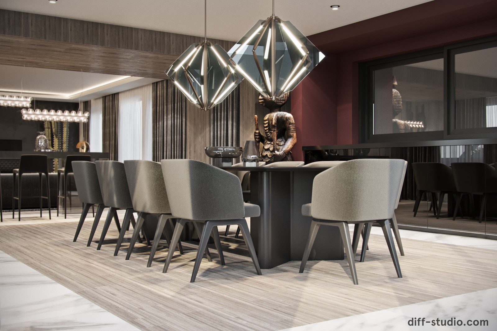 传统与现代对话，卢旺达私人别墅  Diff.Studio-16