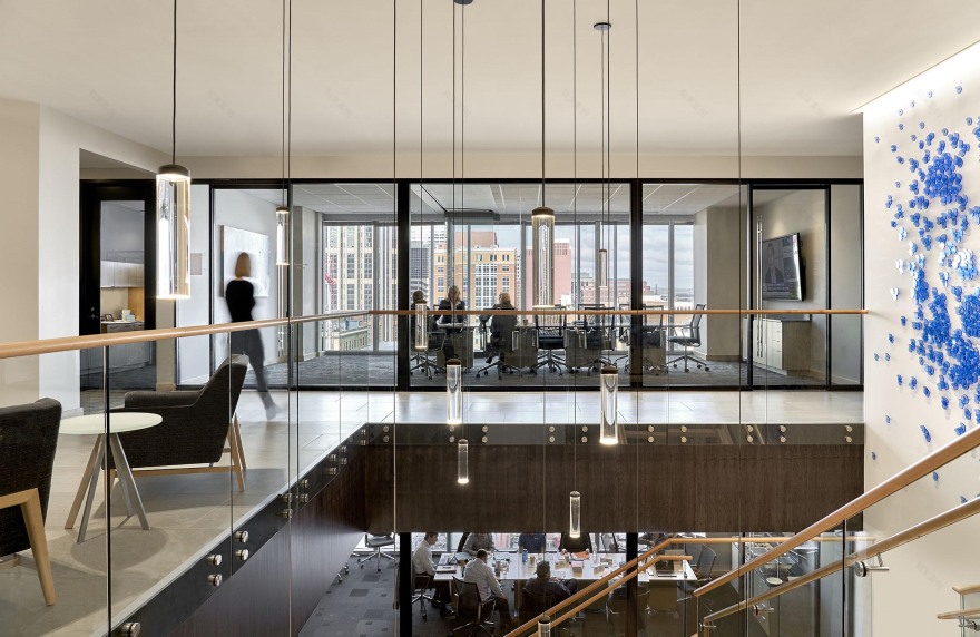 Nashville Pinnacle Financial Partners 总部室内设计-9