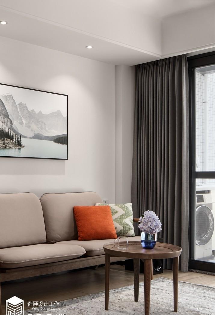 80㎡暗房翻新，简约禅意空间的逆袭-2