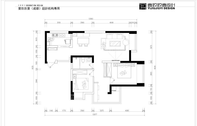 成都 92㎡简约温馨家居设计，诠释质感生活-22