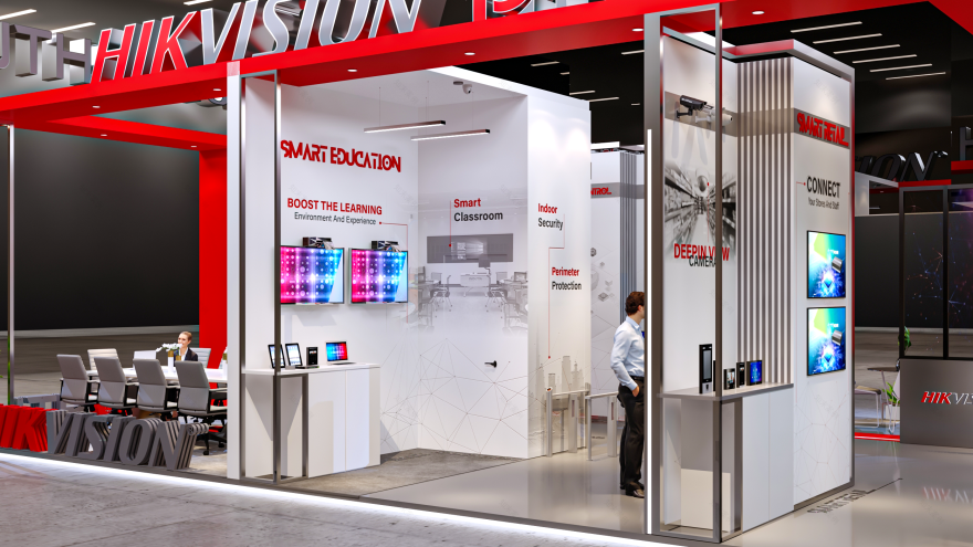 海康威视和 HTL 于 2023 年海湾信息技术展-10