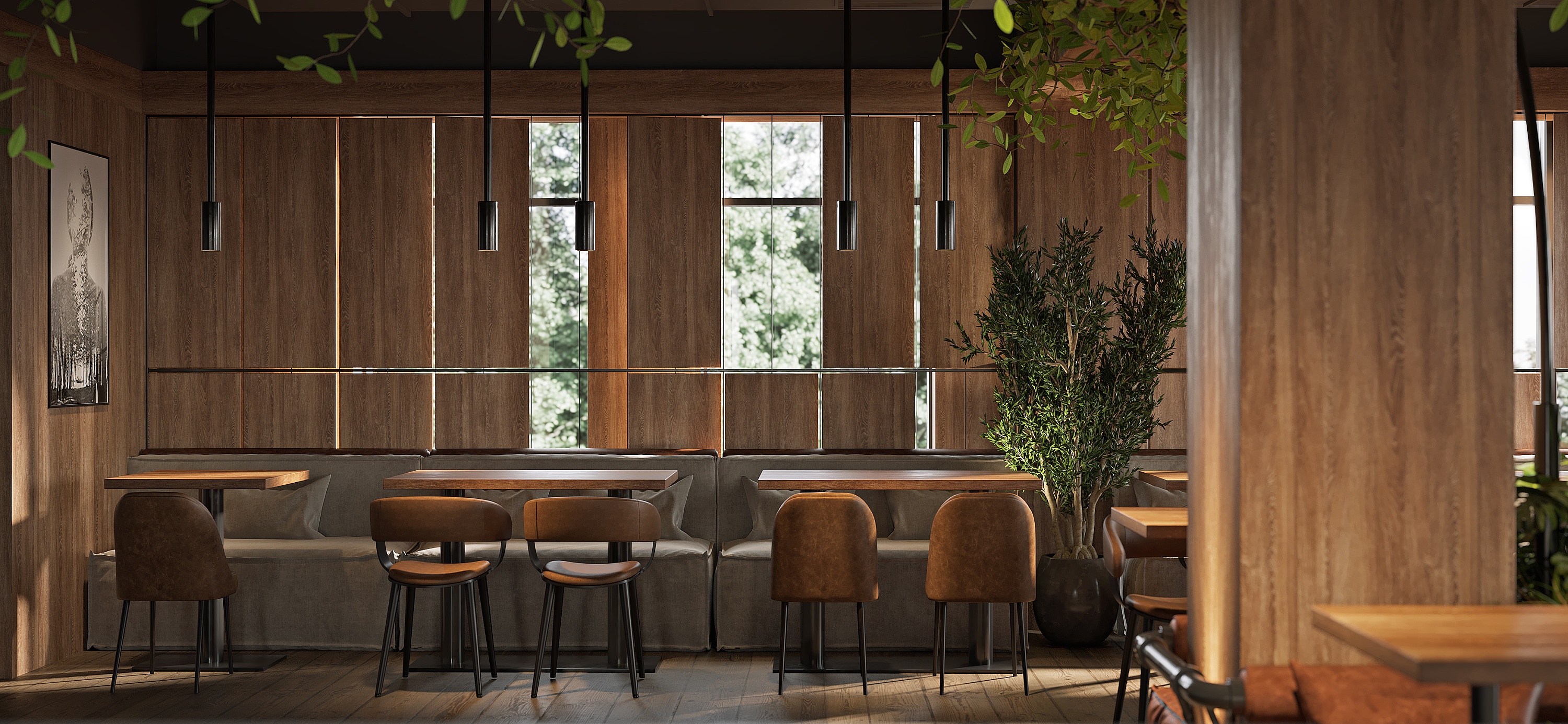 【工业风餐厅】雨季的星空-5