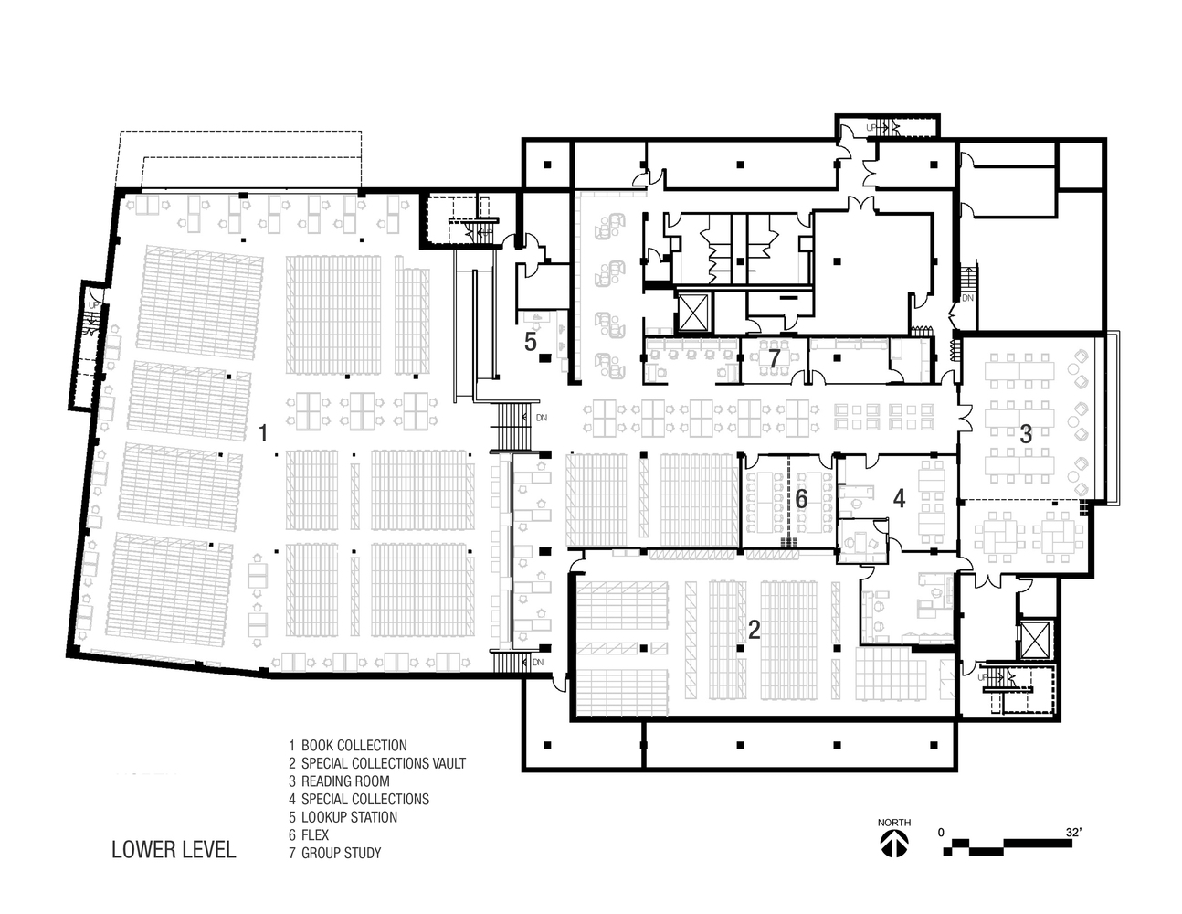 美国科罗拉多大学塔特图书馆扩建-34