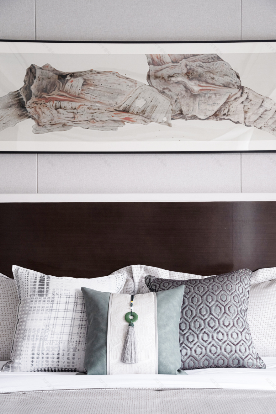 济南雍泉府下叠样板间 | 素雅新中式,融入自然之美-45