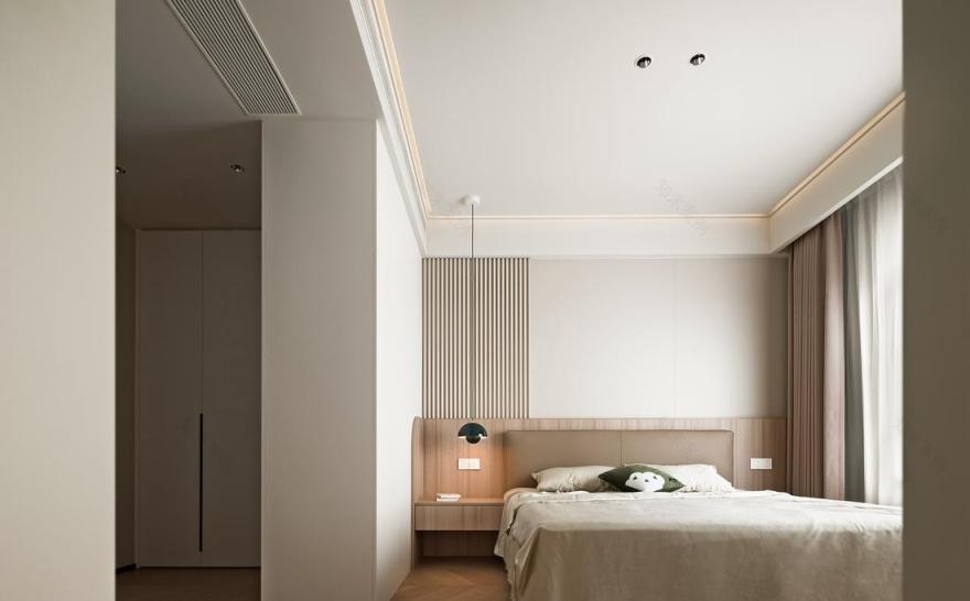 110 平三房原木自然风设计-38