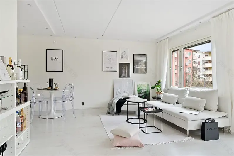 瑞典少女心粉色公寓设计-2