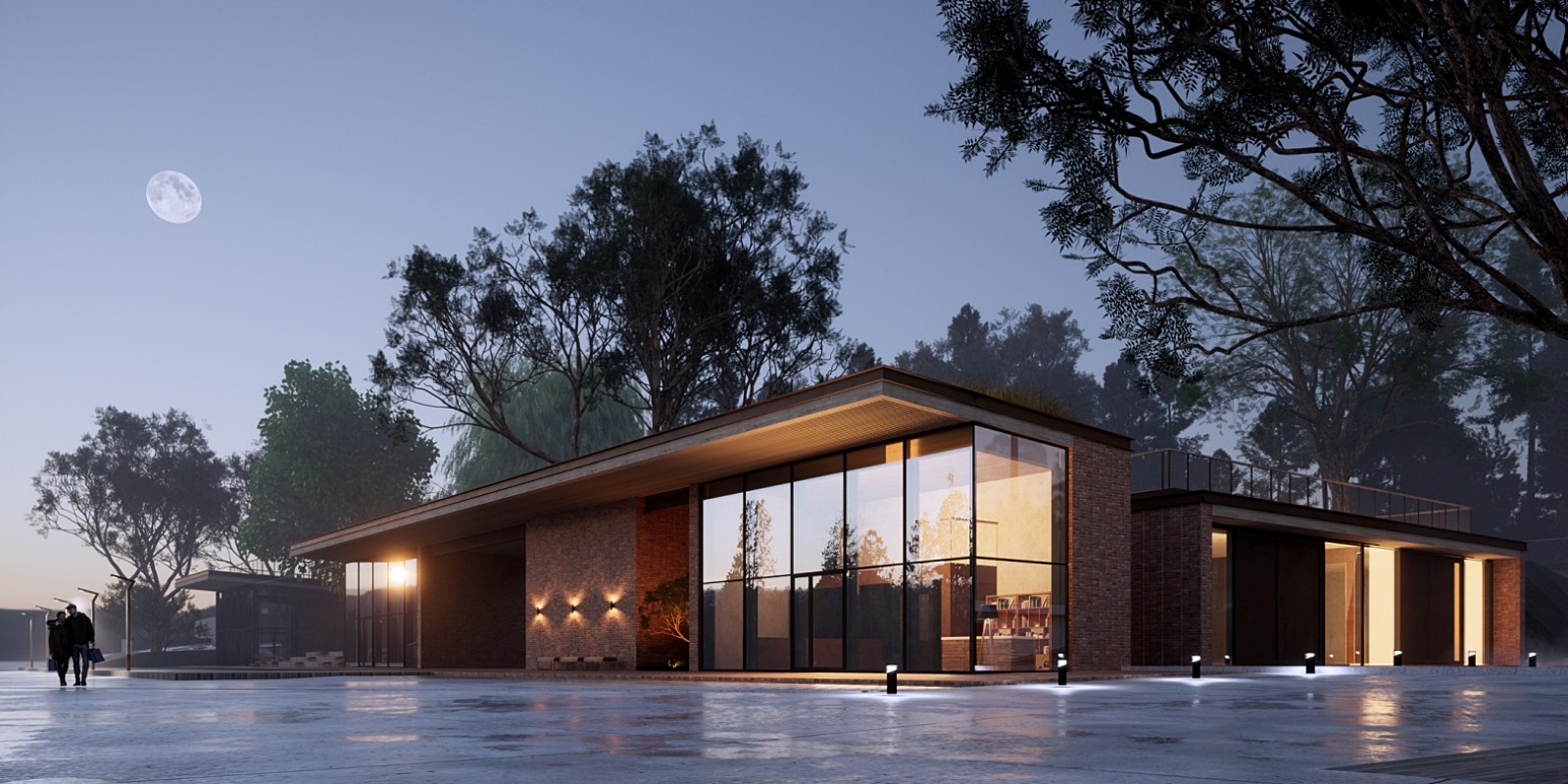 Ruciane  Nida现代游艇码头丨波兰丨Restudio Jacaszek Architekci-12