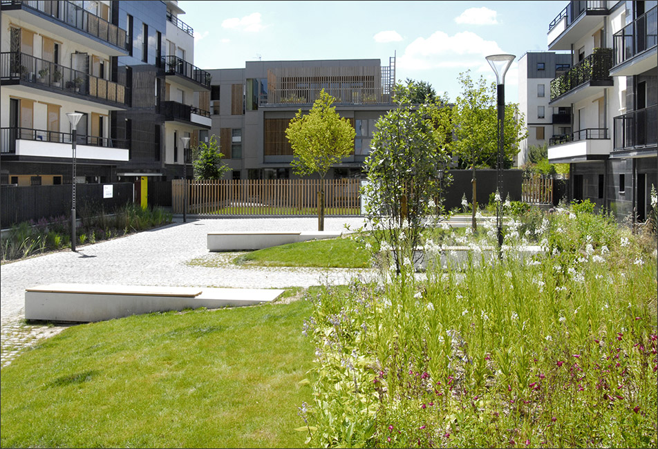 法国巴黎 Allée de Berlin Spandau 人行通道景观设计-8