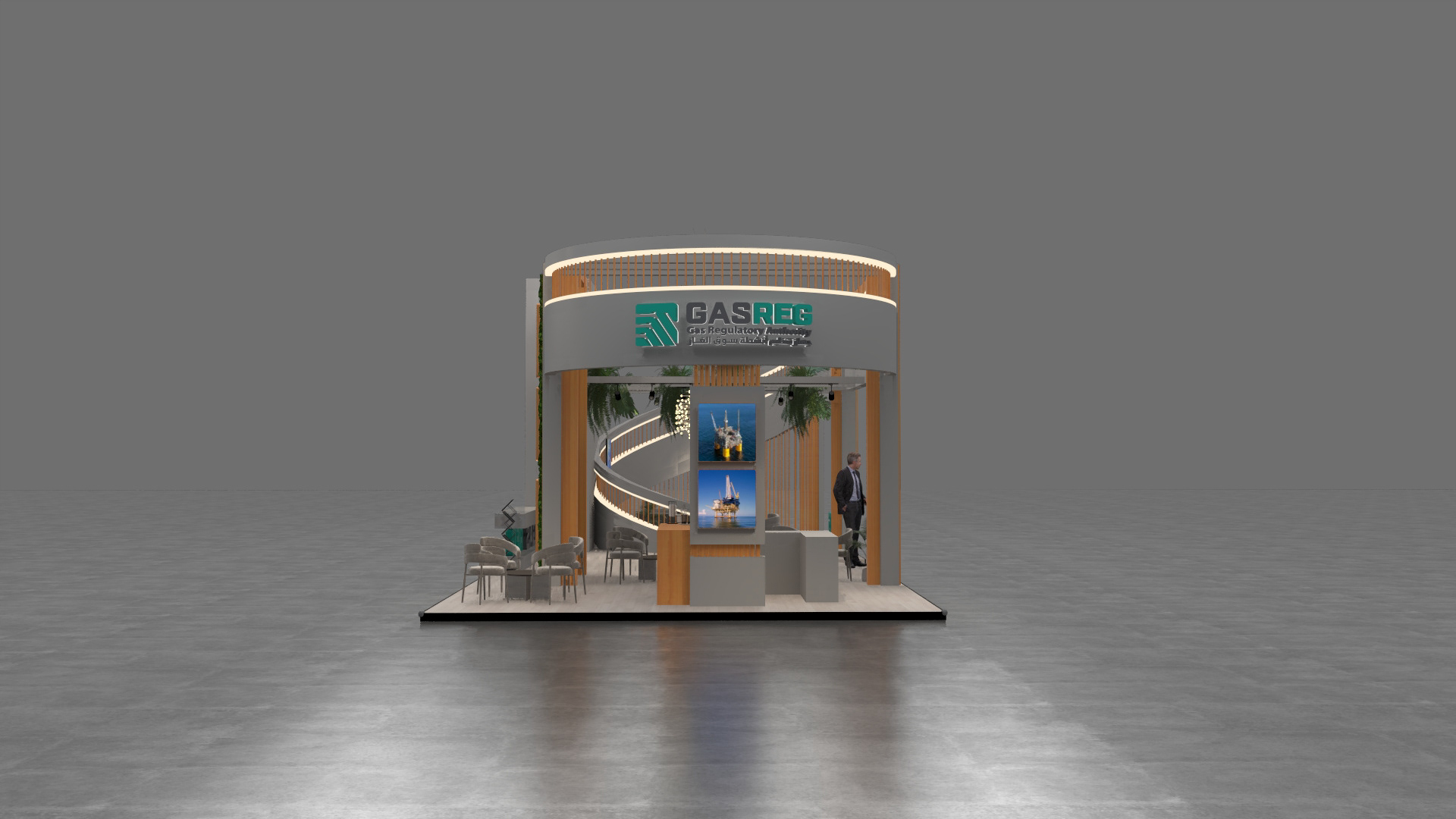 GasReg exhibition- stand- booth- design - event - 3D-16
