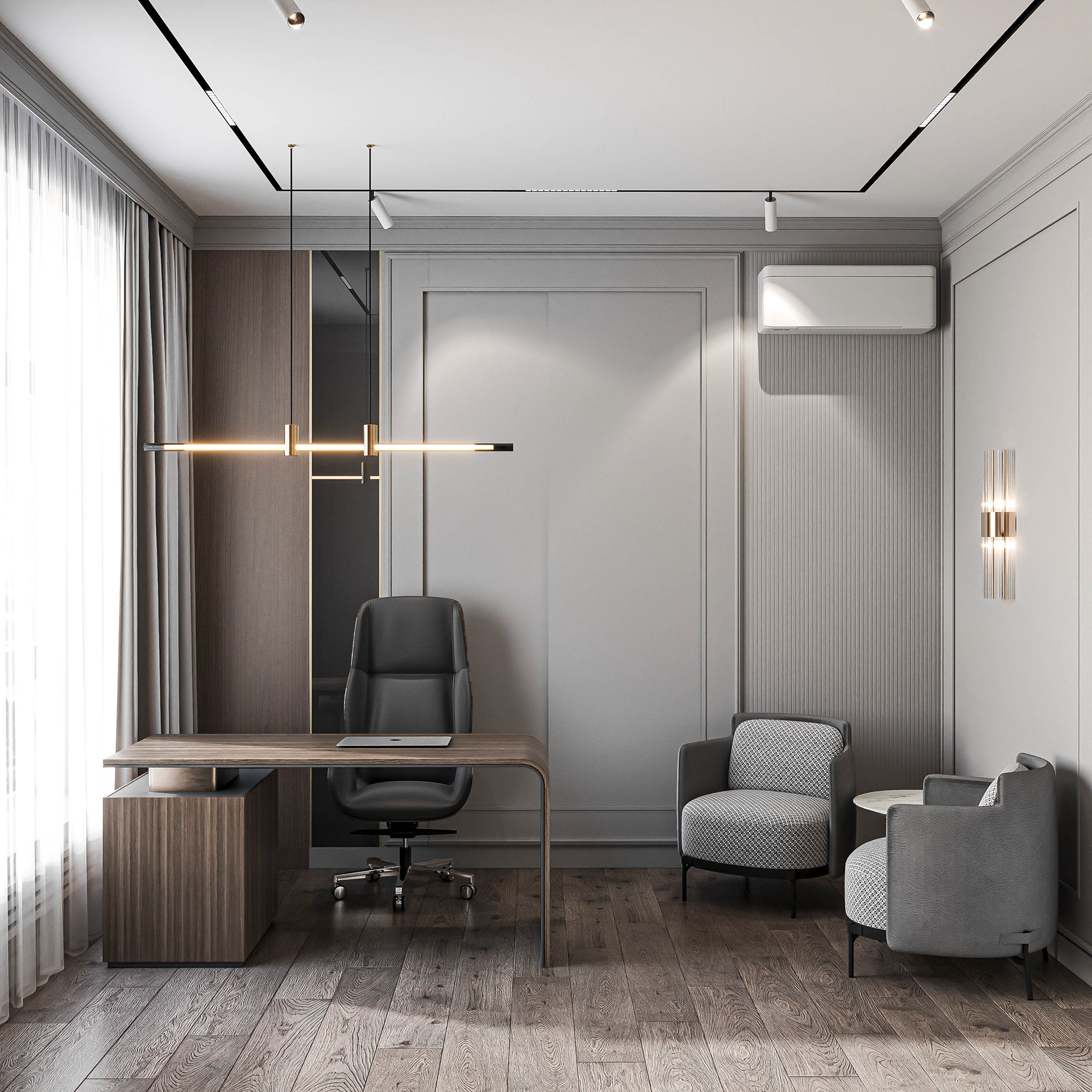 220平米两层住宅室内设计-27