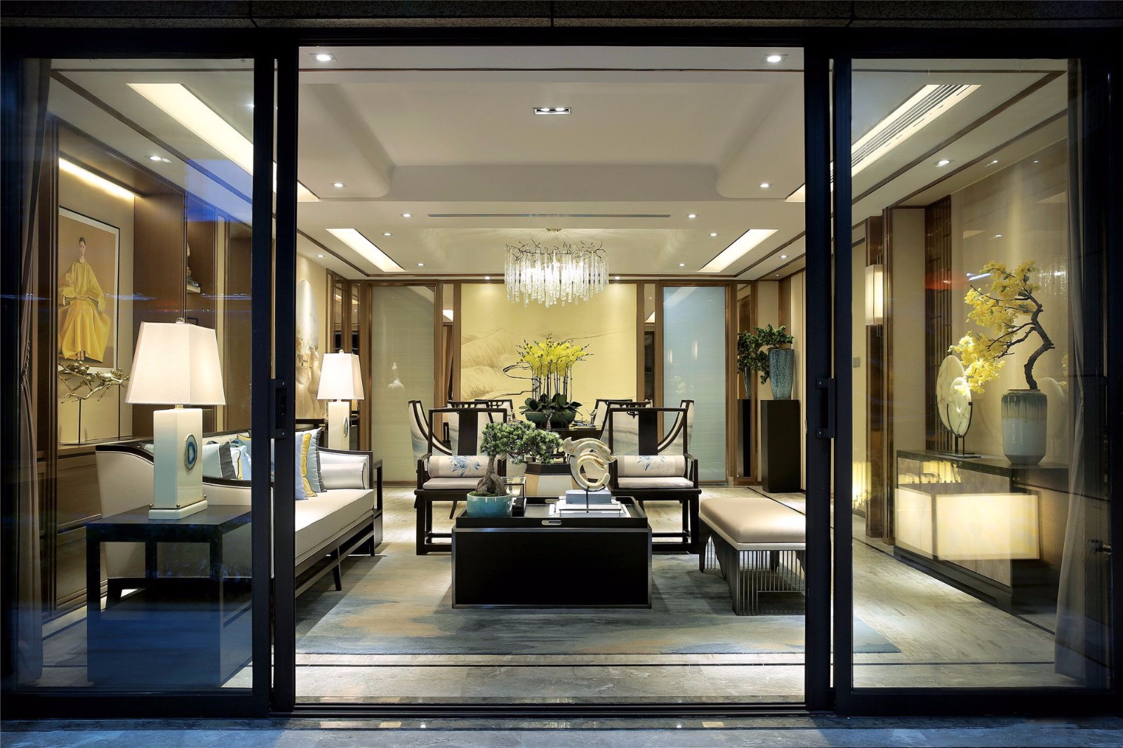 莆田正荣府样板房中式叠排户型-2