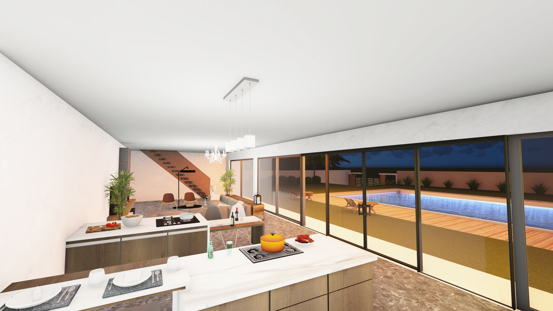 Interior and exterior House design-2