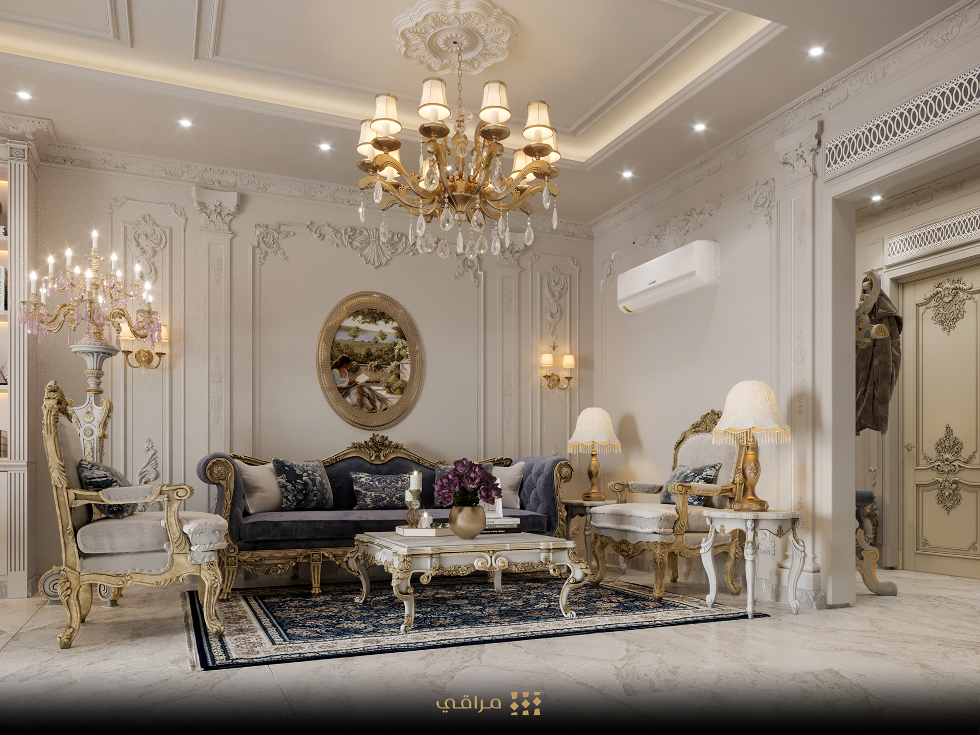 Reception,5th Settlement 接待处设计-11