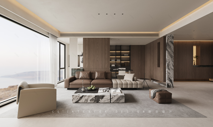 中海学府壹号 | 意式极简 光影故事-12