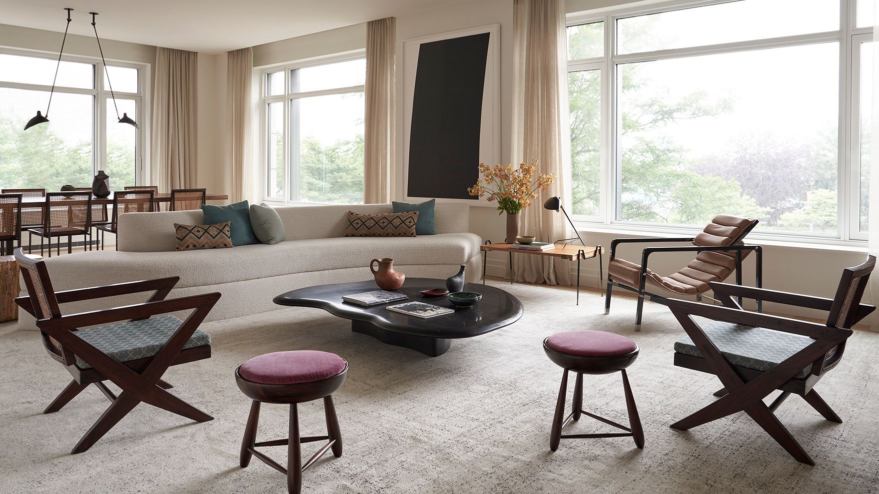 纽约 Tribeca 公寓‘mid  century’设计丨美国曼哈顿-2