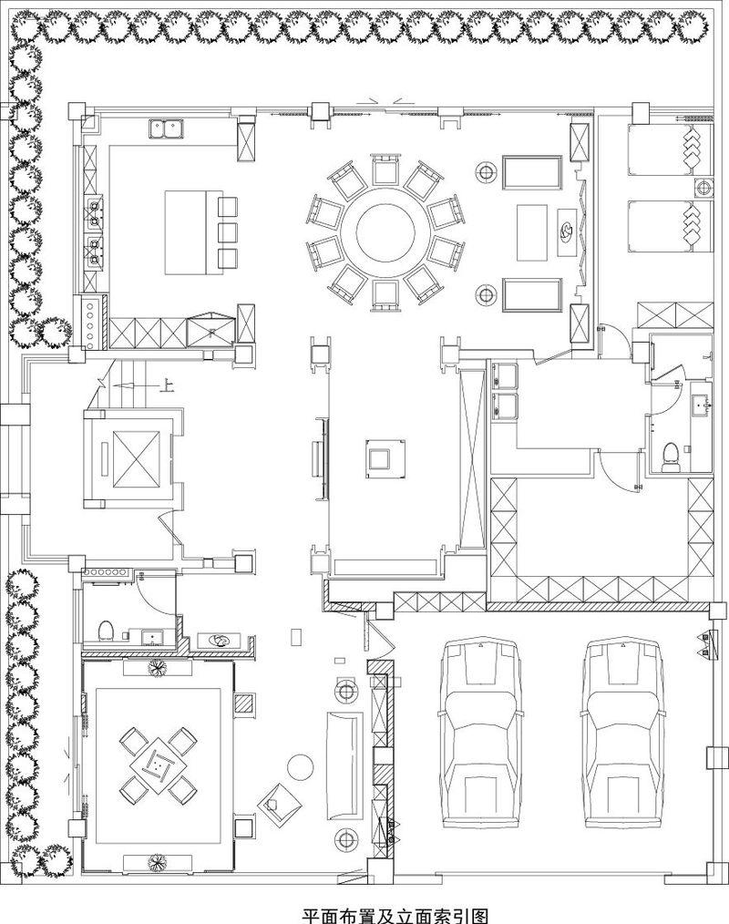 成都麓府C合院新中式家装设计-39