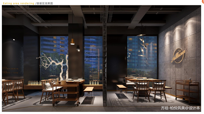 宝鸡东岭火锅店全案设计丨中国宝鸡-12