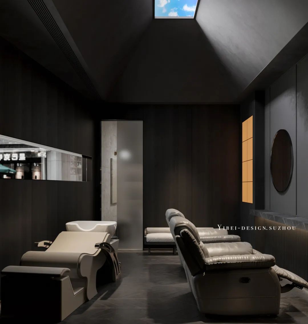 解构工业美学中的美发新体验丨商业空间设计丨YIBEI DESIGN SUZHOU-16
