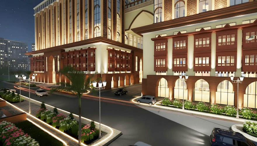 伊斯梅利亚伊斯兰风格混合用途建筑丨未明确提及专门设计方(涉及相关工作的有埃及工程集团)-13