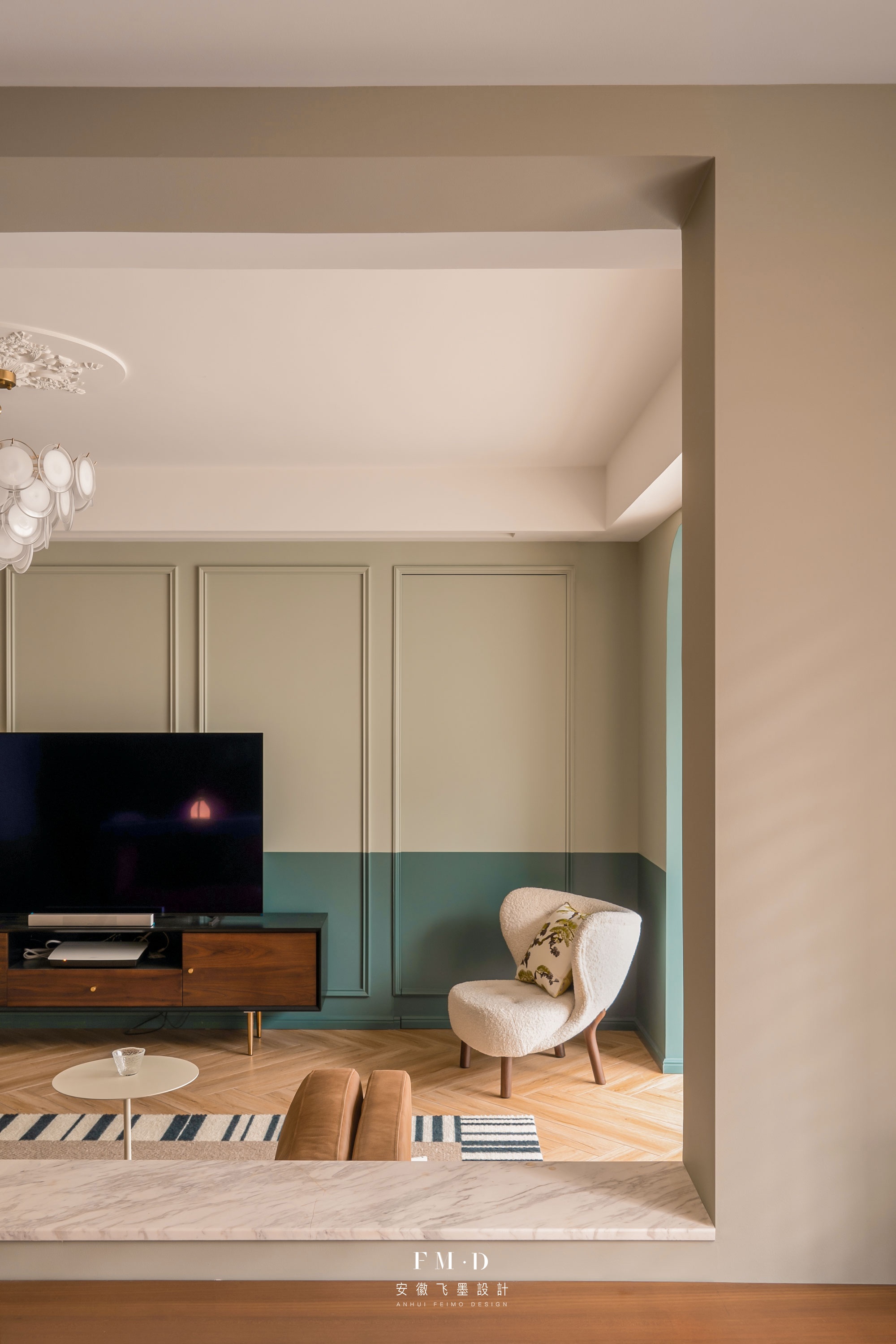 《盛夏》复古北欧风家居设计丨中国合肥丨安徽飞墨设计-23