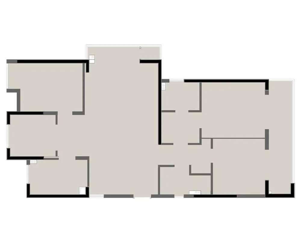 一江璟城 137m²现代简约住宅丨武汉咫尺设计-6