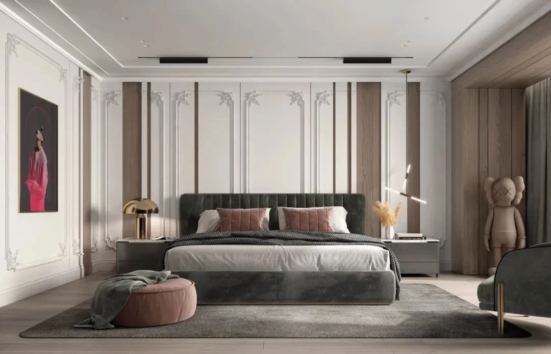 私人空间的艺术品——100 款卧室背景墙设计鉴赏-102