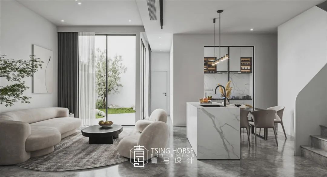 现代纯粹空间 · 汉华原上联排别墅设计丨青马别墅空间设计-48